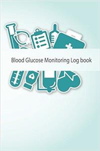 Blood Glucose Monitoring Log Book: Blood Glucose Monitoring Log Book & Blood Sugar Log Size: 6 Inch X 9 Inch. 100 Page Black & White