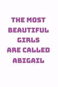 Abigail Girl Woman Notebook