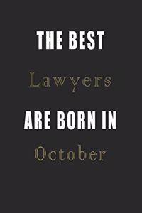 The best Lawyers are born in October journal