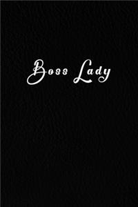 Boss Lady.: Lined Notebook.