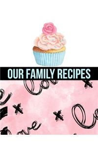 Our Family Recipes Write In Cookbook