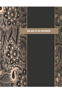 Unlined Plain Notebook