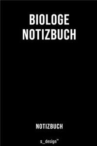 Notizbuch für Biologen / Biologe / Biologin