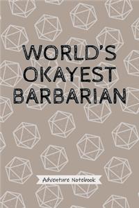World's Okayest Barbarian - Adventure Notebook