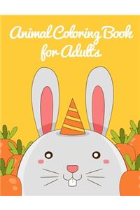 Animal Coloring Book for Adults
