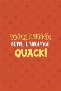 Warning