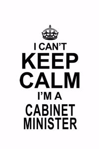 I Can't Keep Calm I'm A Cabinet Minister