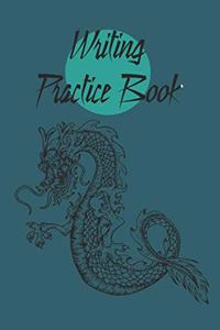 Writing Practice Book: Practisce Book For Japanese and Chinese or Calligraphy - 6x9 '' - 120 Genkouyoushi - Pages - For Kanji, Hiragana und Katakana - Characters For Begin