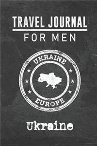 Travel Journal for Men Ukraine
