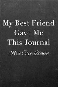 My Best Friend Gave Me This Journal