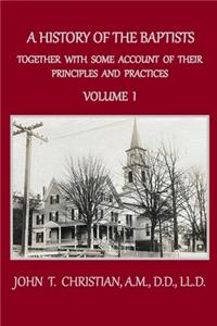 History of the Baptists, Volume 1