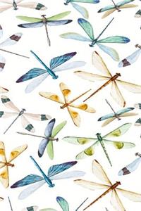 Dragonfly Watercolour Undated Journal for the Ambitiously Non Ambitious Writers, List Makers & Drawers, Write Your Way Through Our Creative Journals, Planners & Notebooks