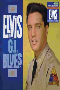 Elvis Presley 2024 Collector's Edition Record Sleeve Wall Calendar
