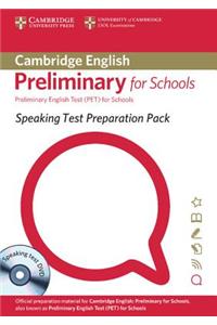 Speaking Test Preparation Pack for Pet for Schools Paperback with DVD [With DVD]