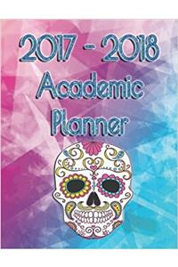 2017 Academic Planner Rainbow Skull: Volume 6 (Kool Kids Planner)