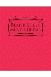 Blank Sheet Music for Guitar