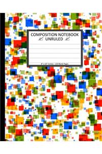 Unruled Composition Notebook 8