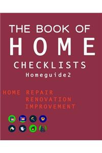 Book of HOME CHECKLISTS
