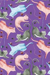 Journal Notebook For Cat Lovers Cats Playing 2