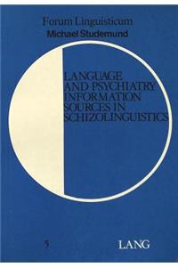 Language and Psychiatry
