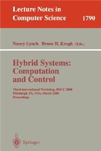 Hybrid Systems: Computation and Control