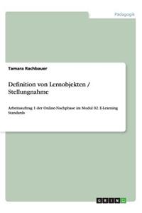 Definition von Lernobjekten / Stellungnahme