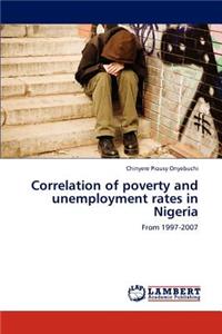 Correlation of Poverty and Unemployment Rates in Nigeria