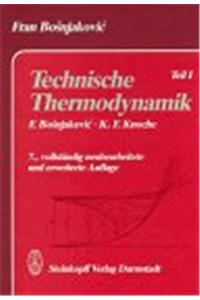 Technische Thermodynamik: Teil I