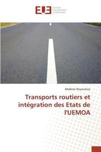 Transports Routiers Et Intégration Des Etats de l'Uemoa