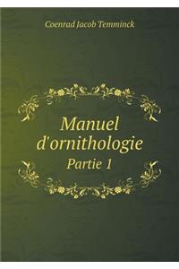 Manuel d'Ornithologie Partie 1