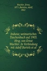 INDUNA WEIMARISCHES TASCHENBUCH AUF 190
