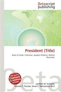President (Title)