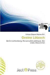 Gesine L Tzsch
