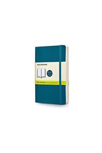 Moleskine Soft Cover Underwater Blue Pocket Plain Notebook