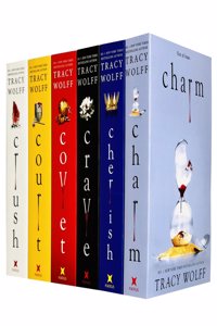 Crave Series 6 Books Collection Set By Tracy Wolff (Crave, Crush, Covet, Court, Charm & Cherish) Paperback