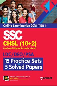 SSC CHSL (10+2) Combined Higher Secondary Level 15 Practice Sets & Solved Papers