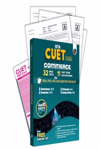 PW NTA CUET UG Commerce Combined Mock Test & Past Year Papers (Accountancy, Business Studies, Economics, Maths) For 2025 Exams, NTA-like Test Booklet with OMR Sheet, FREE Online CBT