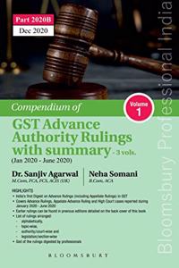 Bloomsbury Compendium of GST Advance Rulings with summary- Set of 3 volumes| Jan 2020- June 2020