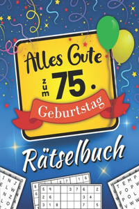 Alles Gute zum 75. Geburtstag - Rätselbuch