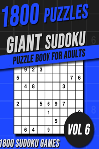 1800 Giant Sudoku Puzzles book