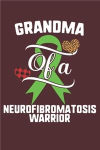 Grandma Of A Neurofibromatosis Warrior: Neurofibromatosis Awareness Leopard Buffalo Plaid Family Gift
