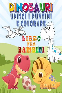 DINOSAURI Unisci i puntini e Colorare