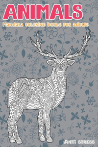 Mandala Coloring Books for Adults Anti Stress - Animals