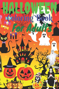 Halloween Coloring Book For Adults