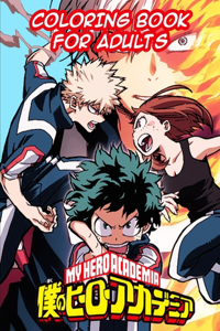 My Hero Academia Coloring Book For Adults