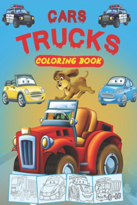 Cars Trucks Coloring Book