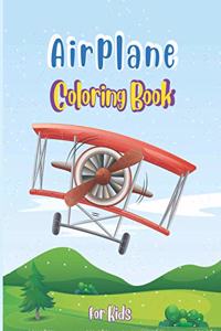Airplane Coloring Book For Kids