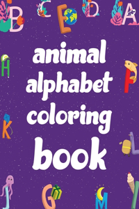 animal alphabet coloring book