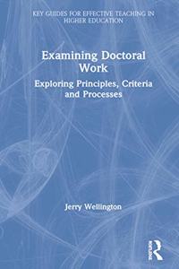 Examining Doctoral Work