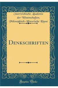 Denkschriften (Classic Reprint)